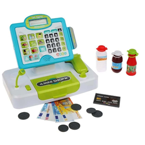 اسباب بازی صندوق فروشگاهی کودک سبز supermarket cashier toys BSCI Five Star_اسباب بازی